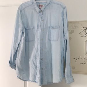 Washed out denim shirt